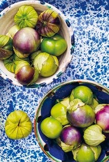 Tomatillo and avocado salsa