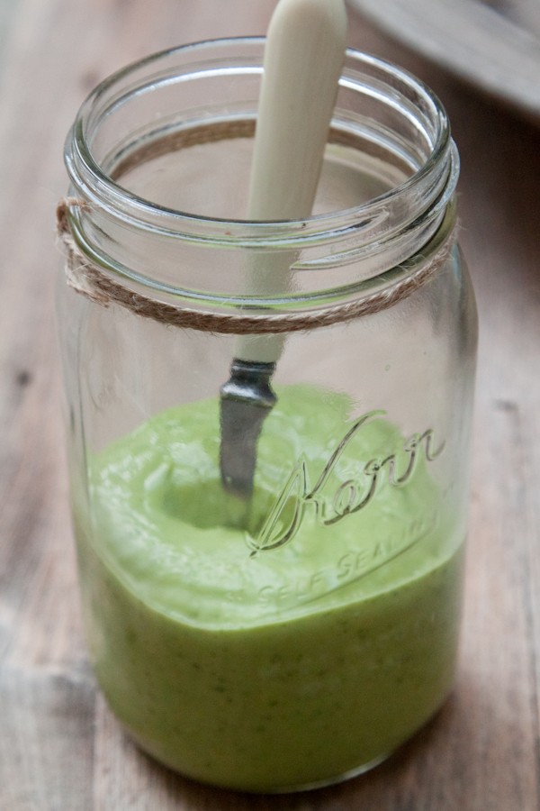 Tomatillo avocado salad dressing