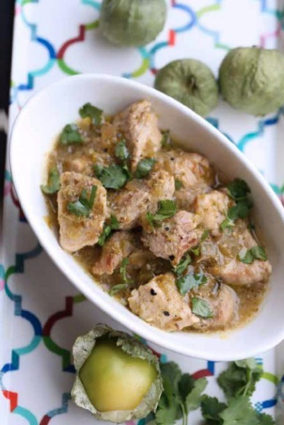 Tomatillo pork
