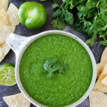 Tomatillo salsa