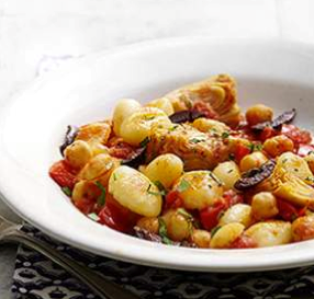 Tomato & artichoke gnocchi