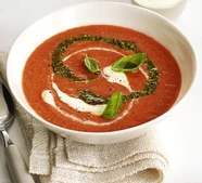 Tomato & basil soup