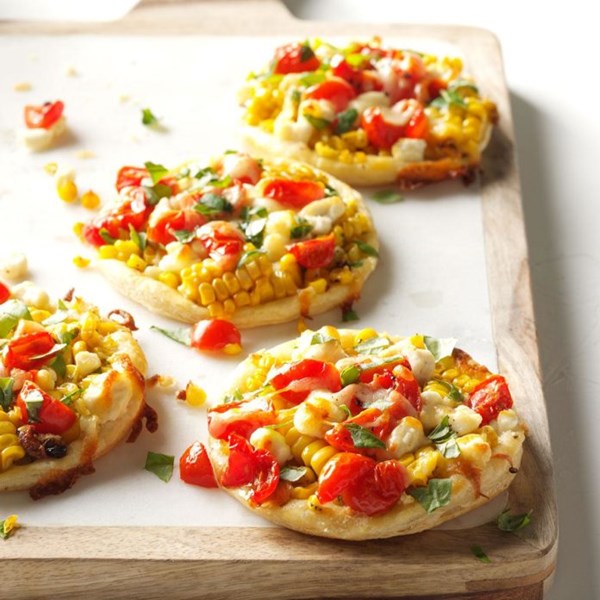 Tomato & corn cheesy pastry bites