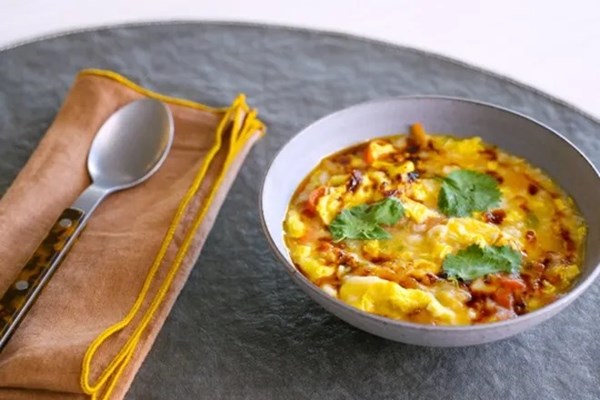 Tomato & egg dough drop soup (Geda tang / 疙瘩汤)
