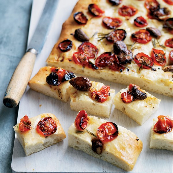 Tomato & garlic confit focaccia [Daniel Humm]