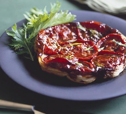 Tomato & tarragon tarte Tatin