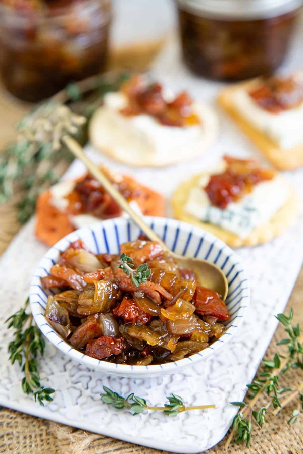 Tomato and bacon jam