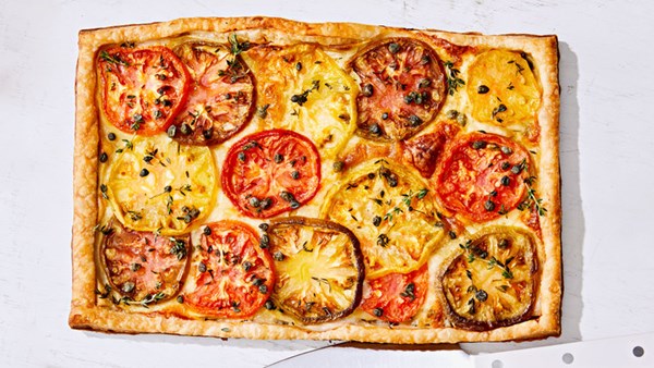 Tomato-and-Brie tart
