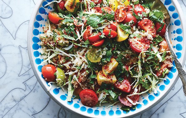Tomato and cabbage tabbouleh