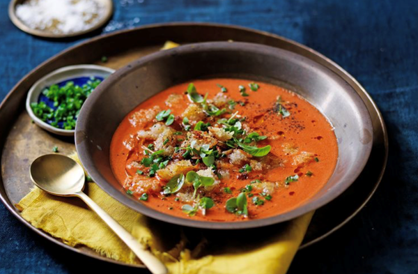 Tomato and capsicum gazpacho