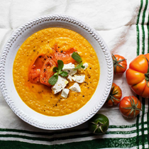 Tomato and carrot soup