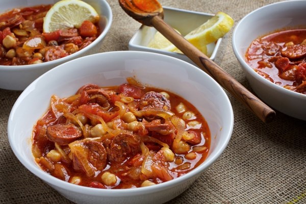 Tomato and chorizo stew