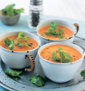 Tomato and coriander soup