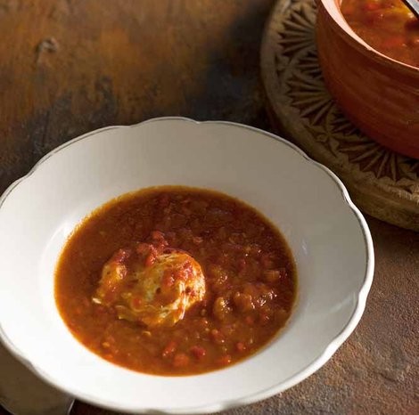 Tomato and cumin soup (Sopa de tomate al comino)
