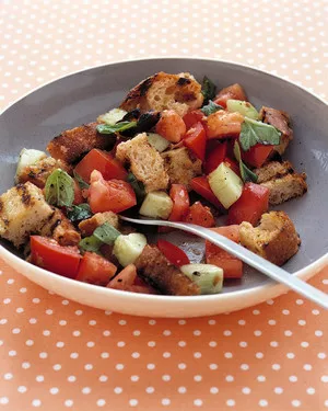 Tomato and grilled bread salad