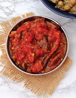 Tomato and kiwi chutney (Tomator chutney)