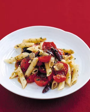 Tomato and olive penne