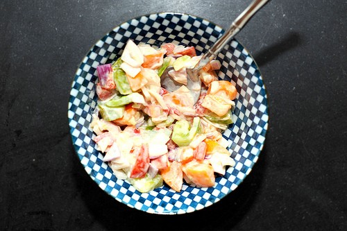 Tomato and onion salad