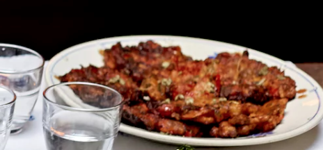 Tomato and oregano fritters