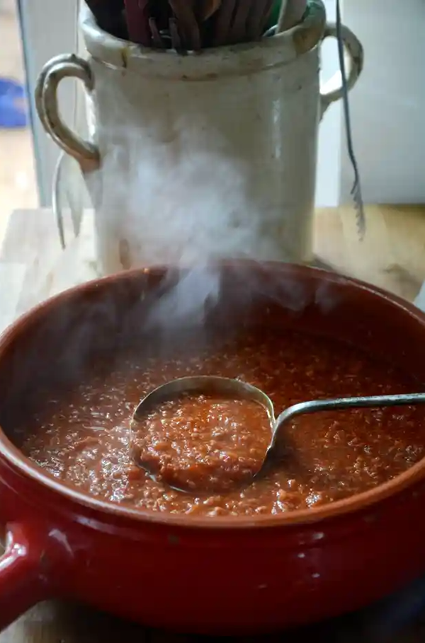 Tomato and sausage ragu