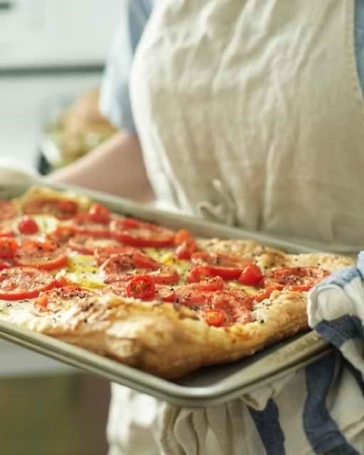 Tomato and squash pie