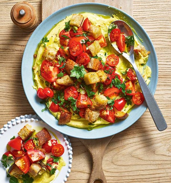 Tomato and tahini salad [Shadi Issawy]