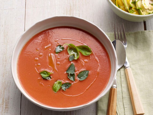 Tomato and watermelon gazpacho