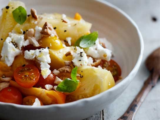 Tomato and watermelon salad