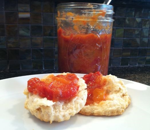 Tomato-basil marmalade
