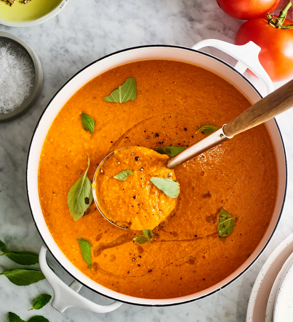 Tomato basil soup