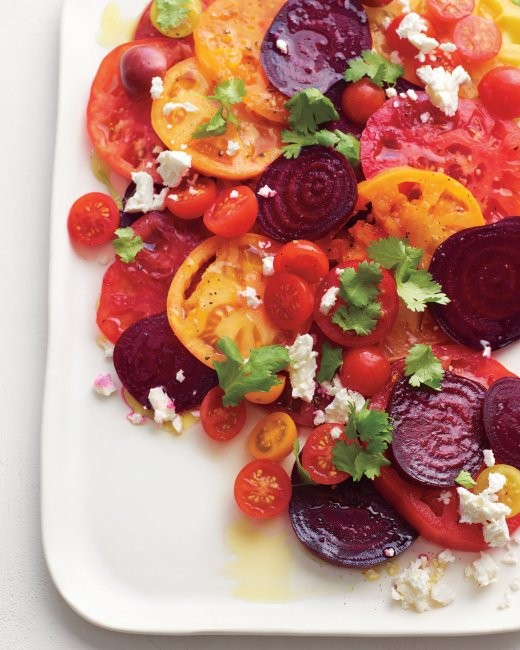 Tomato-beet salad