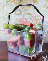 Tomato-chile ice cubes