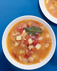 Tomato clam chowder
