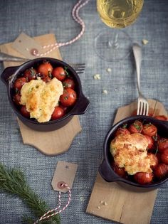 Tomato cobbler