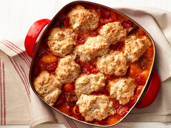 Tomato cobbler