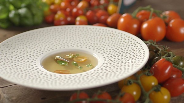 Tomato consommé