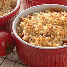 Tomato crumble