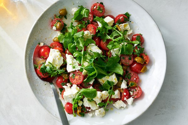 Tomato-feta salad