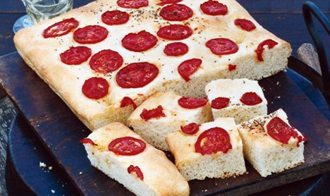 Tomato focaccia