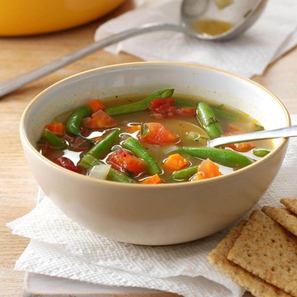 Tomato green bean soup