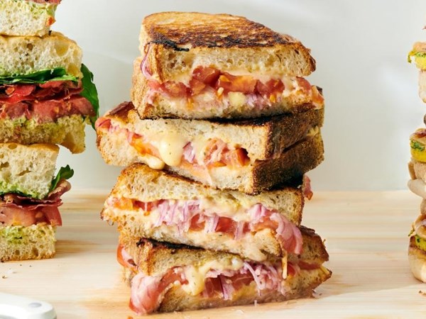 Tomato grilled cheese 