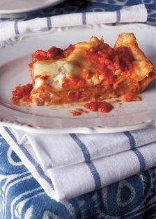 Tomato lasagne