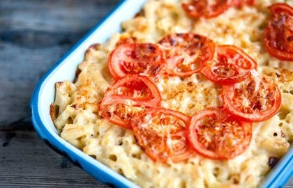 Tomato mac 'n' cheese