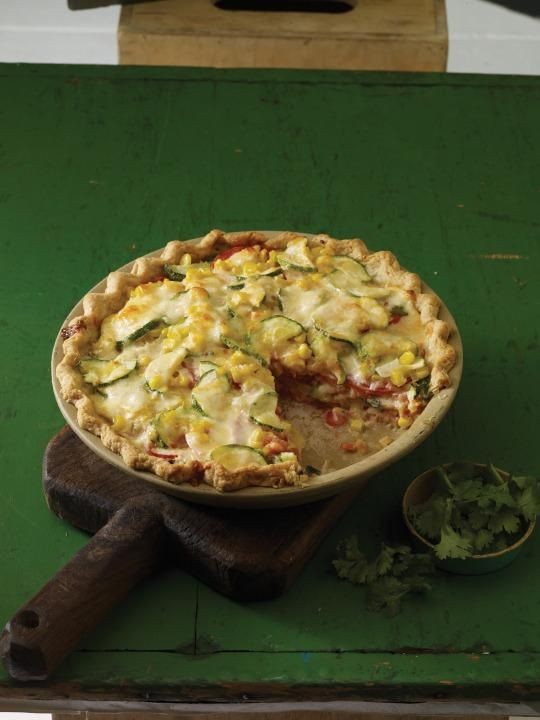 Tomato milpa pie