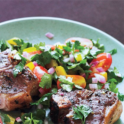 Tomato-parsley salad