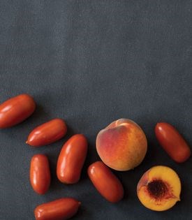 Tomato peach jam