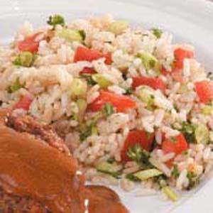 Tomato rice pilaf