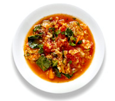 Tomato-rice soup