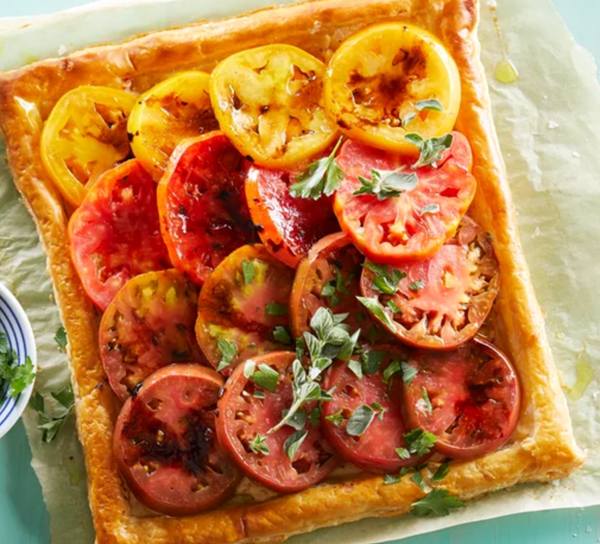Tomato ricotta tart