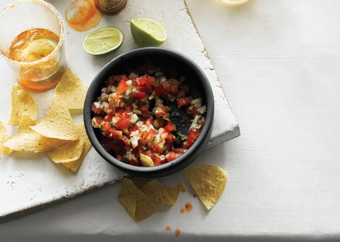 Tomato-serrano salsa